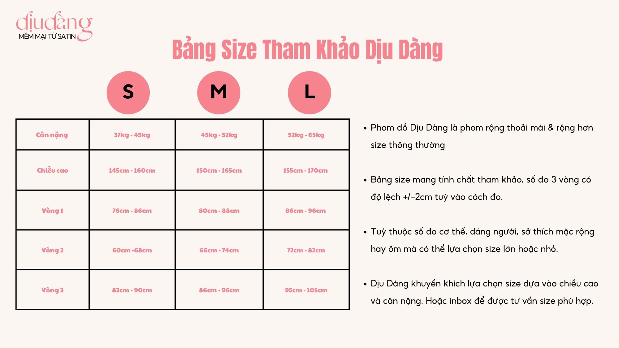Bang-size-diu-dang