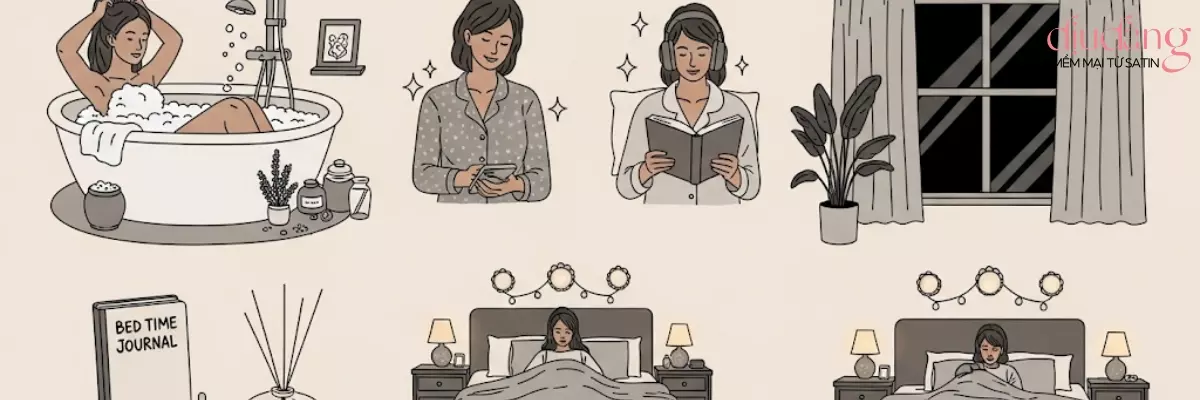 Chuẩn bị môi trường và thói quen để "dễ đi vào giấc ngủ"