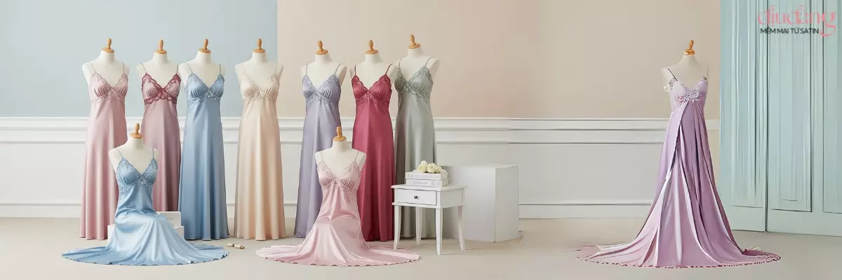 Cẩm nang chọn váy ngủ hai dây trẻ trung quyến rũ hoàn hảo