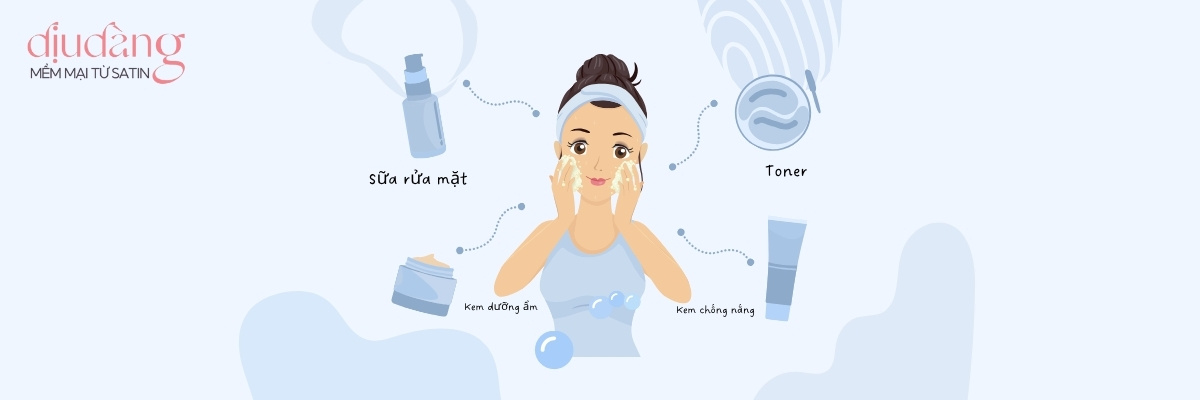 Chi tiết quy trình chăm sóc da mặt trong 1 tuần