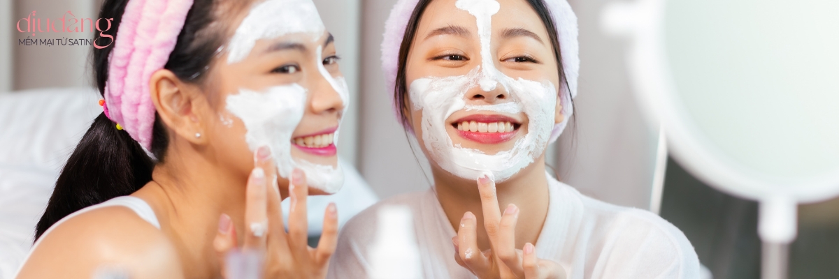 Quy trình chăm sóc da dầu mụn hàng TUẦN