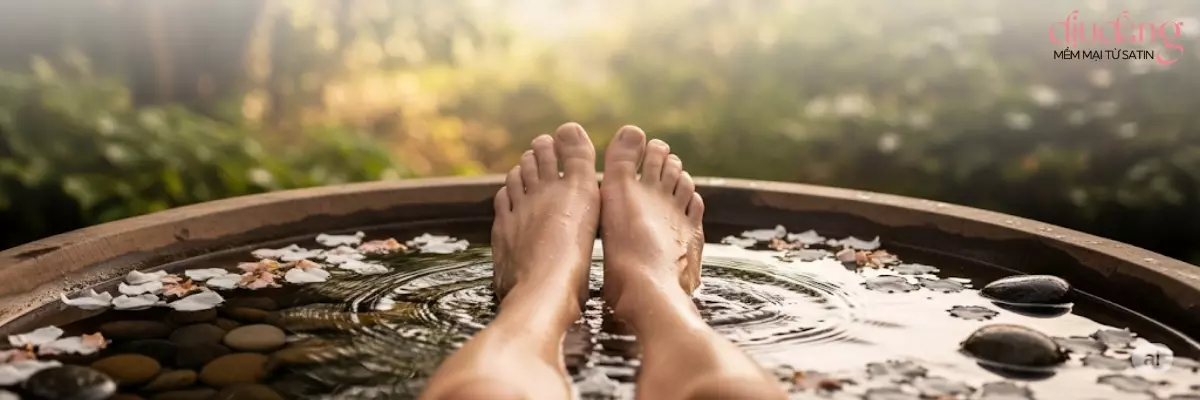 Lợi Ích Vàng Của Ngâm Chân Nước Nóng Đối Với Giấc Ngủ và Sức Khỏe Tổng Thể