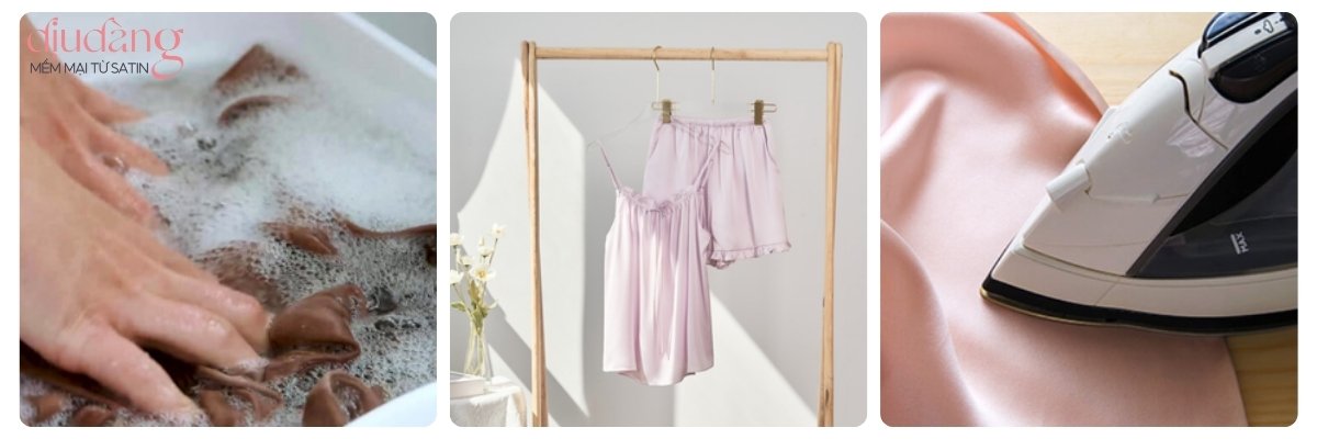 Hướng dẫn cách bảo quản và giặt giũ vải satin là gì để luôn như mới