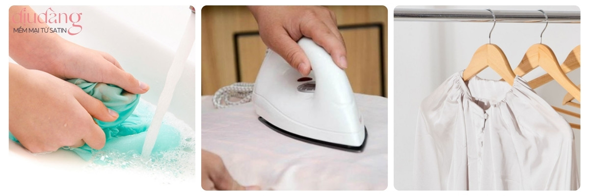 Mẹo bảo quản quần áo cộc nữ đẹp từ lụa satin luôn như mới
