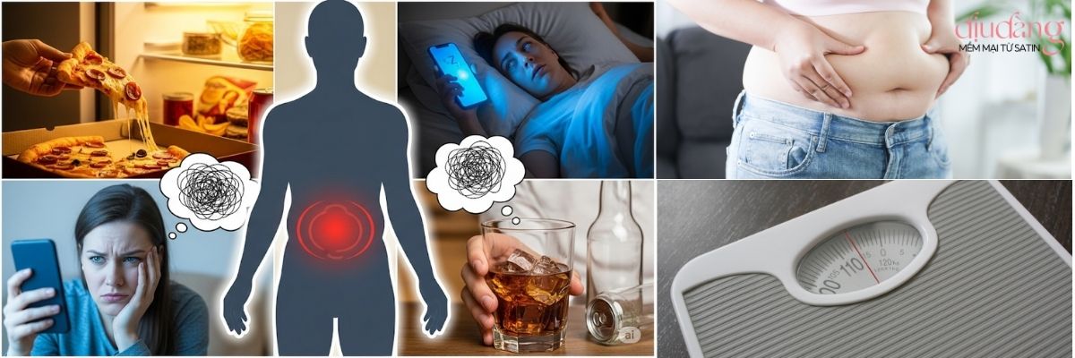 7 Thói Quen Cần Tránh Trước Khi Ngủ Gây Tích Tụ Mỡ Bụng