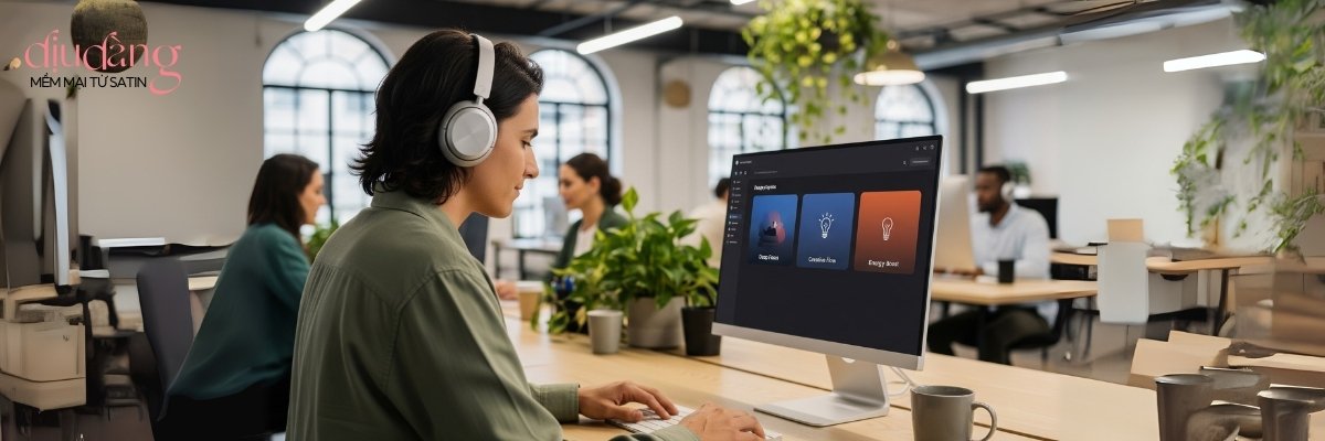 Cách thư giãn đầu óc hiệu quả với nhạc tại nơi làm việc