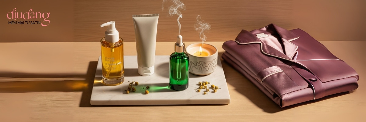 Chuẩn bị cho cách mát xa mặt trước khi ngủ chuẩn spa tại nhà
