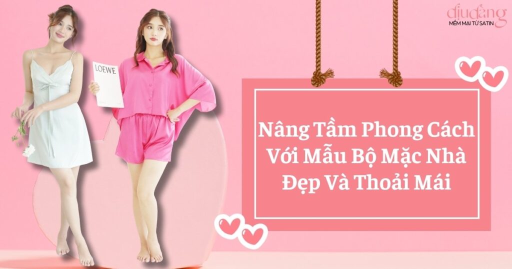 mẫu bộ mặc nhà đẹp